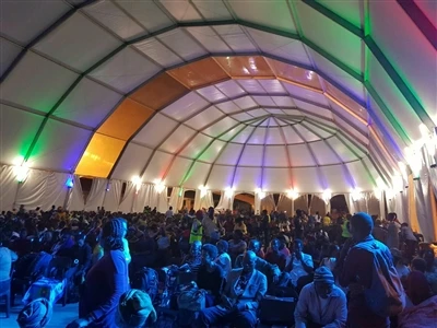 Cort Dom Oval 20x70m Cort pentru evenimente în Pretoria, Africa de Sud